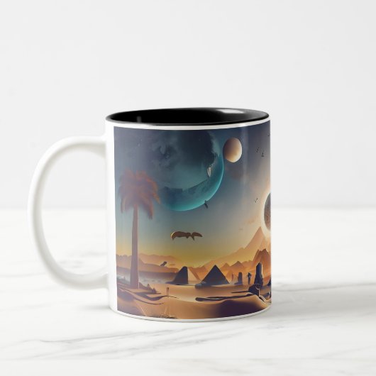 Die Pyramide Zweifarbige Tasse (Links)