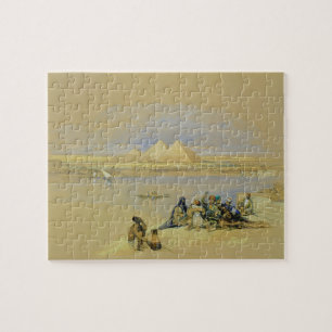 Die Pyramiden in Giseh, nahe Kairo (w/c) Puzzle