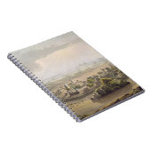 Die Pyramiden in Kairo, graviert von Daniel Havell Notizblock (Rechte Seite)