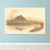 Die Pyramiden Leinwanddruck (Insitu (Holzboden))