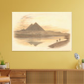 Die Pyramiden Leinwanddruck (Insitu (Wohnzimmer))