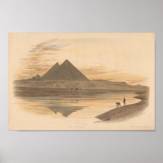 Die Pyramiden Poster (Vorne)