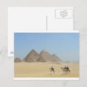 Die Pyramiden Postkarte (Vorne/Hinten)