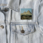 Die Pyramiden von Giseh, c.2589-30 BC, altes Button (Beispiel)