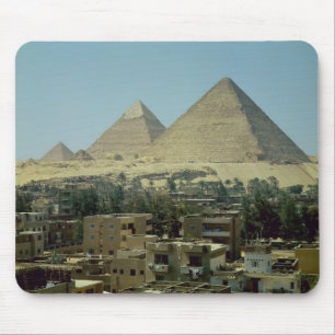 Die Pyramiden von Giseh, c.2589-30 BC, altes Mousepad