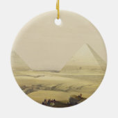 Die Pyramiden von Giseh, "von Ägypten und von Keramik Ornament (Hinten)