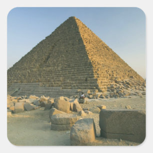 Die Pyramiden von Giza, die fast 5000 2 Quadratischer Aufkleber