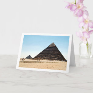 Die Pyramiden von Giza, Kairo, Ägypten Karte