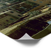 Die Pyramiden von Gizeh, c.2589-30 v. Chr., Altes Poster (Ecke)