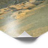 Die Pyramiden von Gizeh, die fast 5000 2 Fotodruck (Ecke)