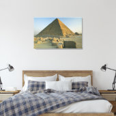 Die Pyramiden von Gizeh, die fast 5000 2 Leinwanddruck (Insitu (Schlafzimmer))