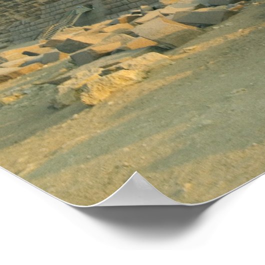 Die Pyramiden von Gizeh, die fast 5000 2 Poster (Ecke)