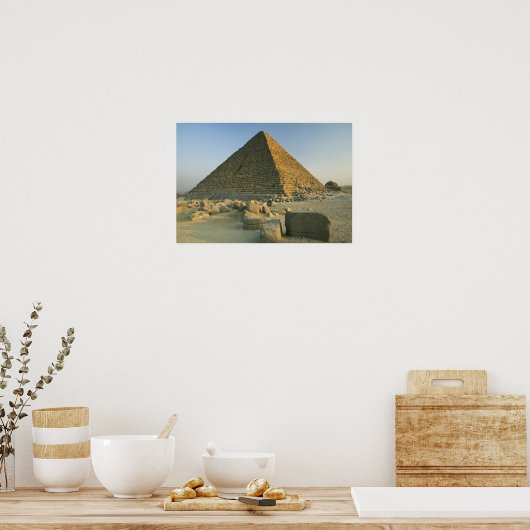 Die Pyramiden von Gizeh, die fast 5000 2 Poster (Küche)