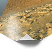 Die Pyramiden von Gizeh, die fast 5000 sind Fotodruck (Ecke)