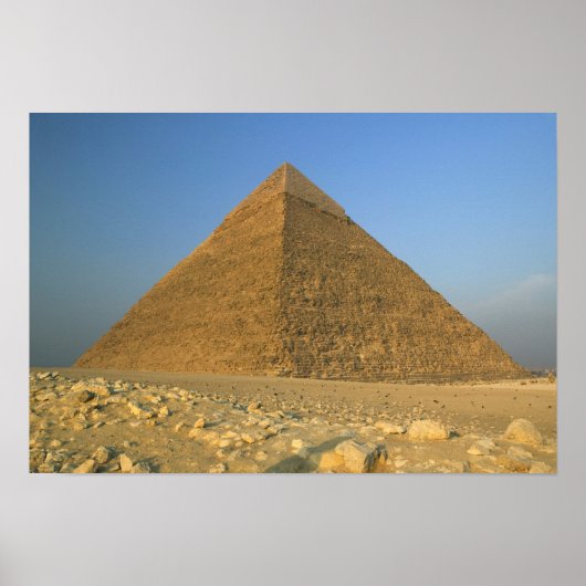 Die Pyramiden von Gizeh, die fast 5000 sind Poster (Vorne)