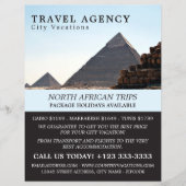 Die Pyramiden von Gizeh, Kairo, Reiseagentur Werbu Flyer (Vorne)