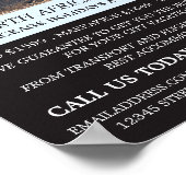 Die Pyramiden von Gizeh, Kairo, Reiseagentur Werbu Poster (Ecke)