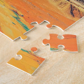 Die Pyramidenanlage von Gizeh. Kairo, Ägypten. Puzzle (Seite)