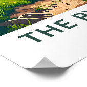 Die Pyrenäen Europa Reisen Print Poster (Ecke)