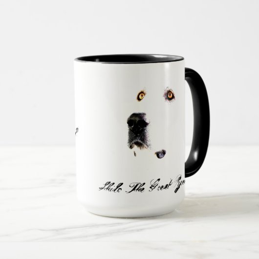 Die Pyrenäenstare-Tasse Tasse (VorderseiteRechts)