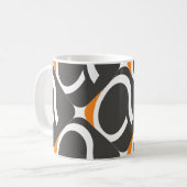 Die q-Tasse - Orange Kaffeetasse (Vorderseite Links)