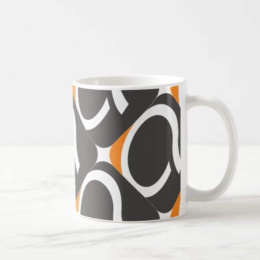 Die q-Tasse - Orange Kaffeetasse (Rechts)