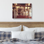 Die Qibla Liwan der Moschee von Al-Azhar Leinwanddruck (Insitu (Schlafzimmer))