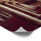 Die Qibla Liwan der Moschee von Al-Azhar Poster (Ecke)