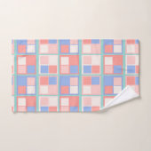 Die Quad Color Squares Badhandtuch Set (Handtuch)