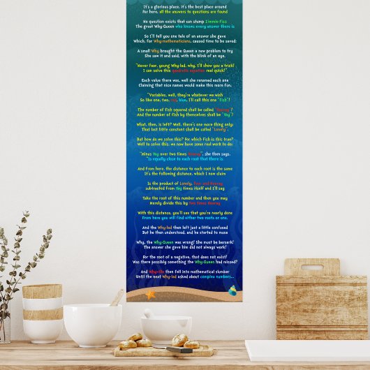 Die Quadratische Formel Poster (Küche)