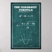 Die Quadratische Formel Poster (Vorne)