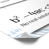 Die Quadratische Formel Poster (Ecke)