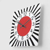 Die quadratische Wanduhr, modernes Design Wanduhr (Winkel)