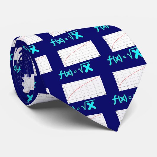 Die Quadratwurzel-Funktion f (x) = SQRT x Krawatte (Gerollt)