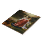 Die Qual im Garten, 1858 (Öl auf Platte) Fliese (Seite)