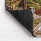 Die Qual im Garten Mousepad (Ecke)
