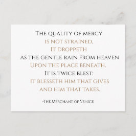 Die Qualität der Gnade Postkarte