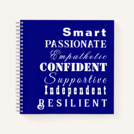 Die Qualitäten großer Frauen, Inspirationszeitschr Notizblock