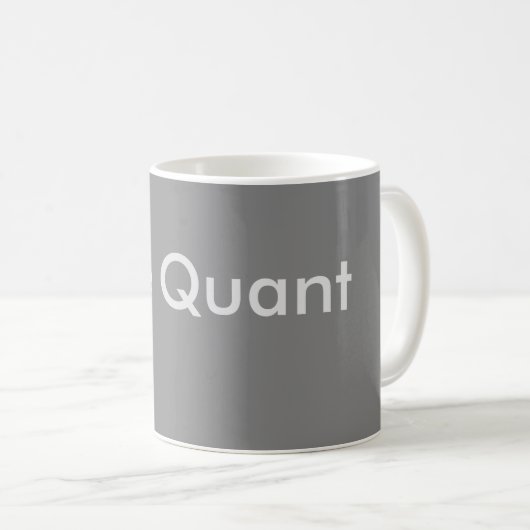 Die Quantitäts-Kaffee-Tasse Kaffeetasse (VorderseiteRechts)