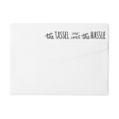 Die Quaste war das moderne Mühe-Skript wert (Rückseite)