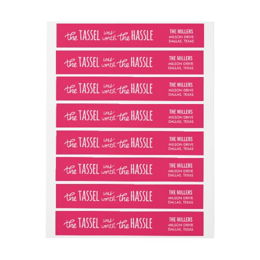 Die Quaste war das Mühe-Skript-Rosa wert (Bogen)