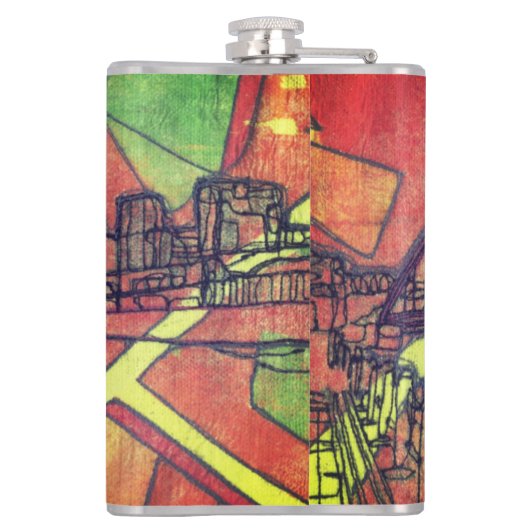 Die Quayside Flachmann (Rückseite)