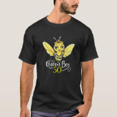 Die Queen Bee ist 50 Honeybee Hive 50th Birthday W T-Shirt (Vorderseite)