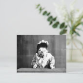 Die Queen Bulldog Postkarte (Stehend Vorderseite)