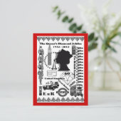 Die Queens Diamond Jubilee-Gedenkkarte Postkarte (Stehend Vorderseite)