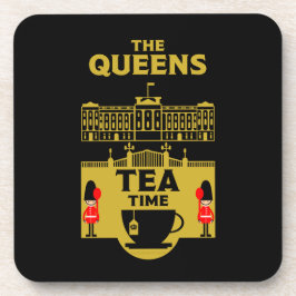 Die Queens Tea Time Coronation gibt Geschenke Getränkeuntersetzer