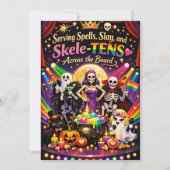 🎃🌈 Die Queer Halloween Cabaret Karte (Vorderseite)