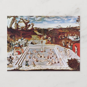 Die Quelle der Jugend von Cranach d. Ä. Lucas (Bes Postkarte
