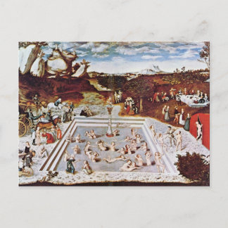 Die Quelle der Jugend von Cranach d. Ä. Lucas (Bes Postkarte