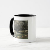 Die Quelle des Loue oder des La Grotte Sarrazine Tasse (Vorderseite Links)